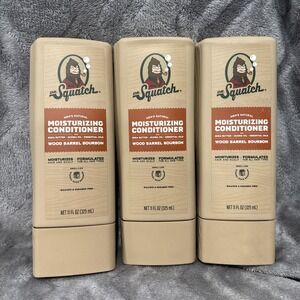 Dr. Squatch Wood Barrel Bourbon Natural Hair‎ Conditioner for Men, 11 fl oz